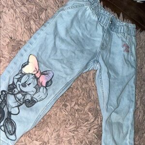 Minnie Mouse Light Blue Jeans